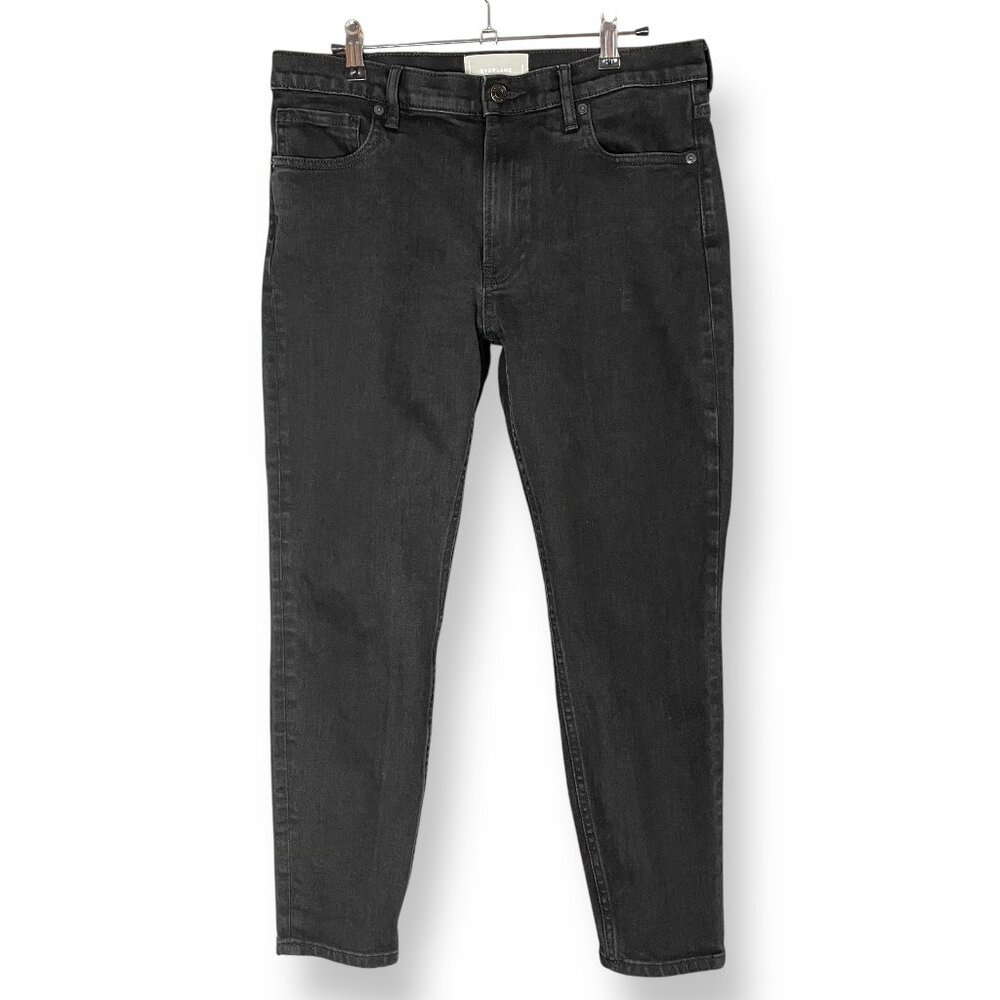 Everlane Jeans Size 31 Ankle Cropped Women Faded Black Midrise